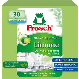 Frosch Tablettes Lave-Vaisselle All-in-1 Limone - 30 pièces