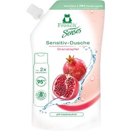 Senses Sensitive gel za prhanje - granatno jabolko - Vrečka za ponovno polnjenje 500 ml