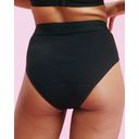 High-Waist Cotton Basic Black Ultra Strong - 32