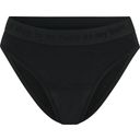 Periodenunterwäsche - Slip Cotton Basic Black Ultra Strong - 32