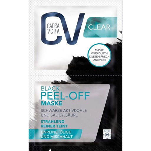 CV - Cadea Vera CLEAR Czarna maska do twarzy Peel-Off