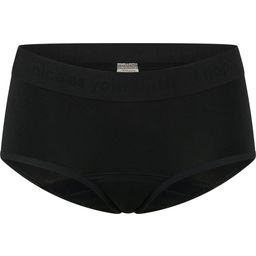 Braguitas Menstruales - Hipster Cotton Basic Black Ultra Strong - 32