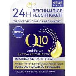 Soin de Nuit Extra-Nourrissant Q10 Anti-Rides - 50 ml