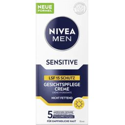 NIVEA MEN Sensitive Facial Care Cream SPF 15 - 75 ml