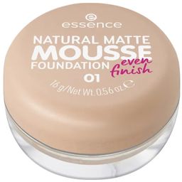 essence Natural matte Mousse Foundation - 01 - matt sand