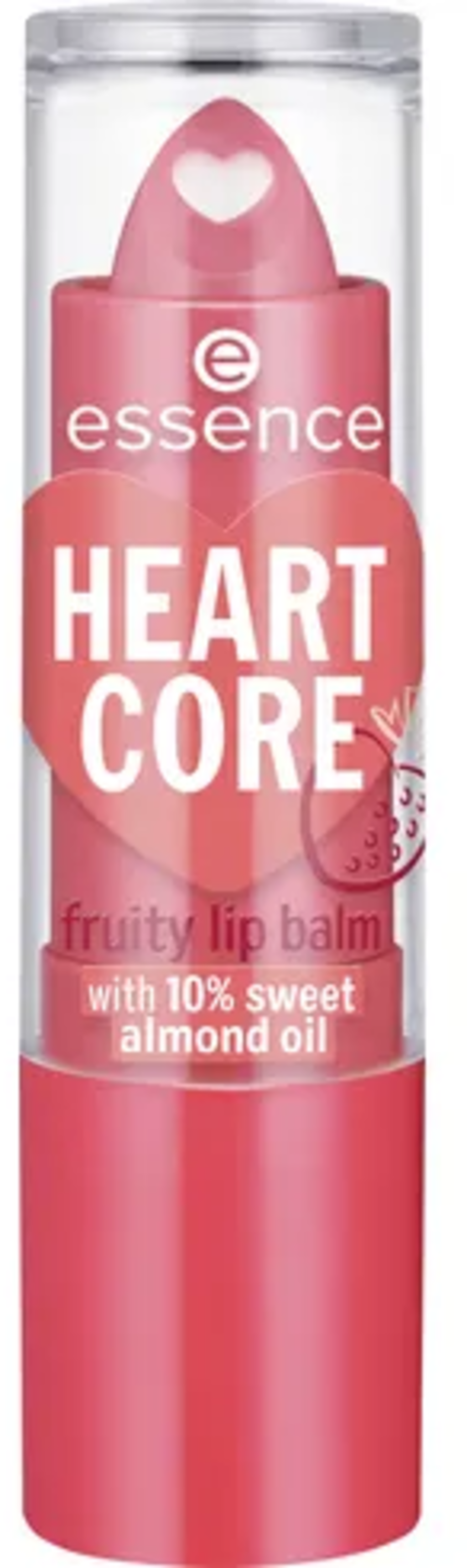 essence HEART CORE fruity lip balm