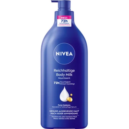 NIVEA Reichhaltige Body Milk - 625 ml