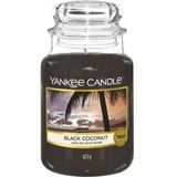 Yankee Candle Kerze im Glas Black Coconut