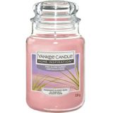 Pink Island Sunset Home Inspiration Candle in a Jar 