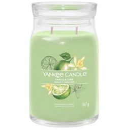 Signature Jar Vanilla Lime Scented Candle  - Large