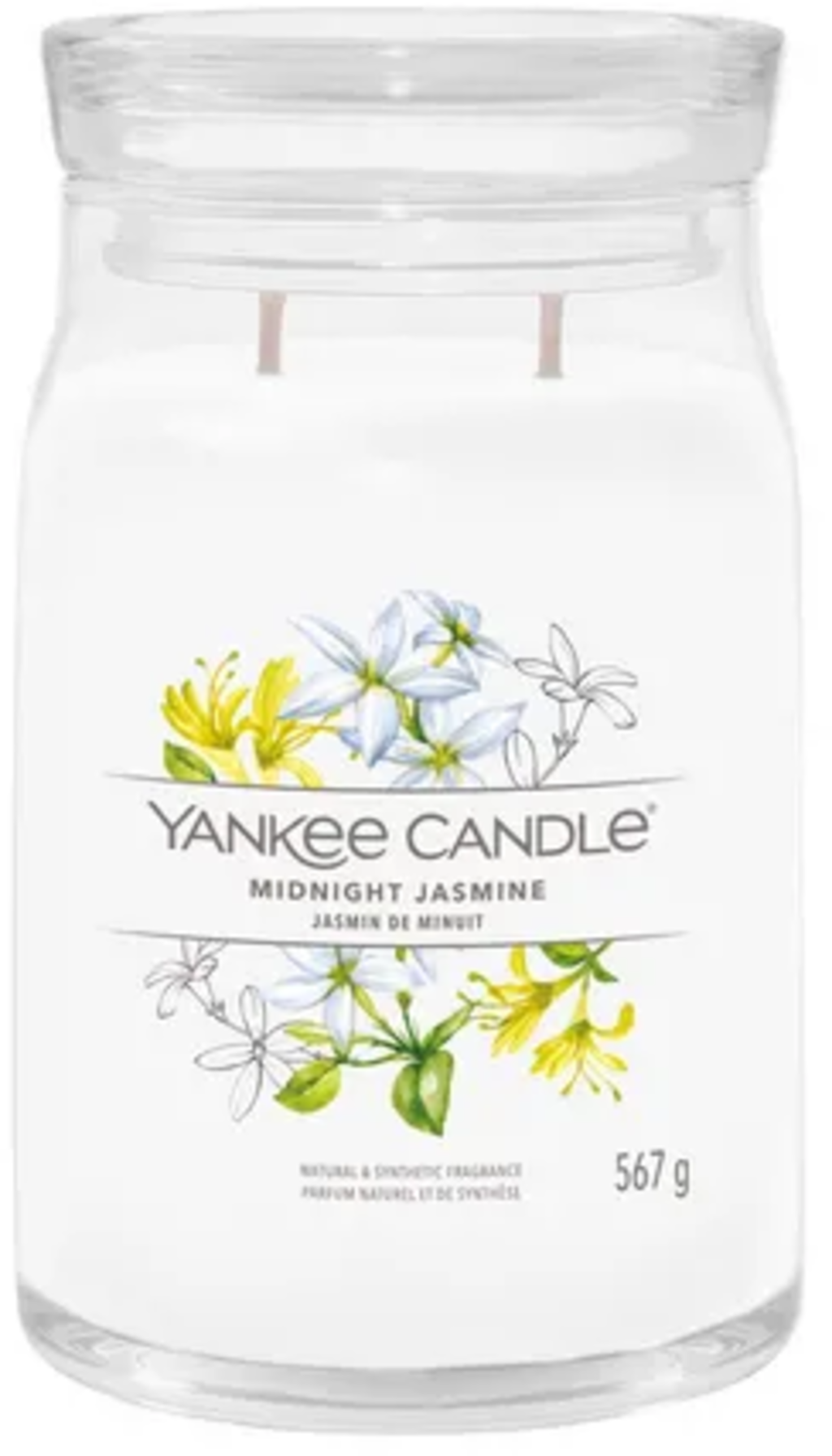 Bougie Signature Jarre Jasmin de Minuit, Large