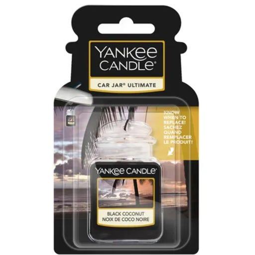 Yankee Candle Black Coconut Car Jar Ultimate