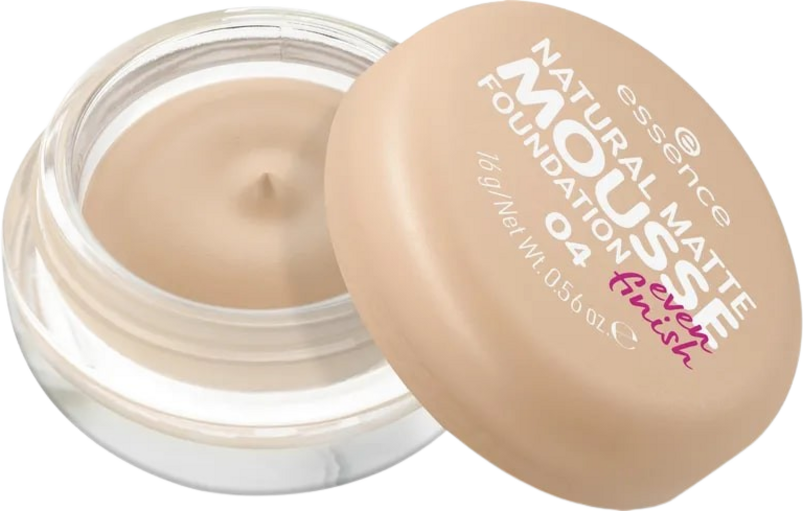 essence Natural matte Mousse Foundation - 04 - matt ivory