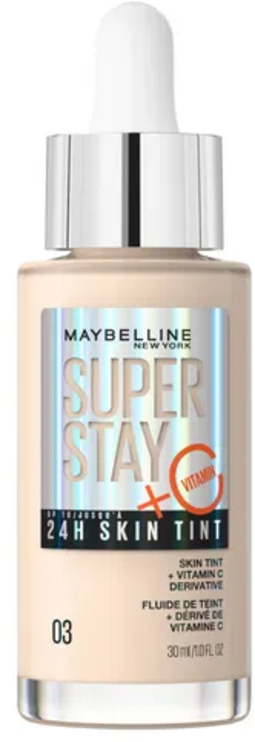 Super Stay 24H Skin Tint, 3 - True Ivory (30 ml)