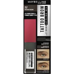 MAYBELLINE Tattoo Studio Styling Gel - 257 - medium brown