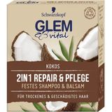 Schwarzkopf GLEM vital Festes Shampoo & Balsam Kokos