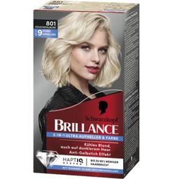 Schwarzkopf Brillance 2-in-1 Ultra Aufheller & Farbe - 801 Kühles Kristallblond