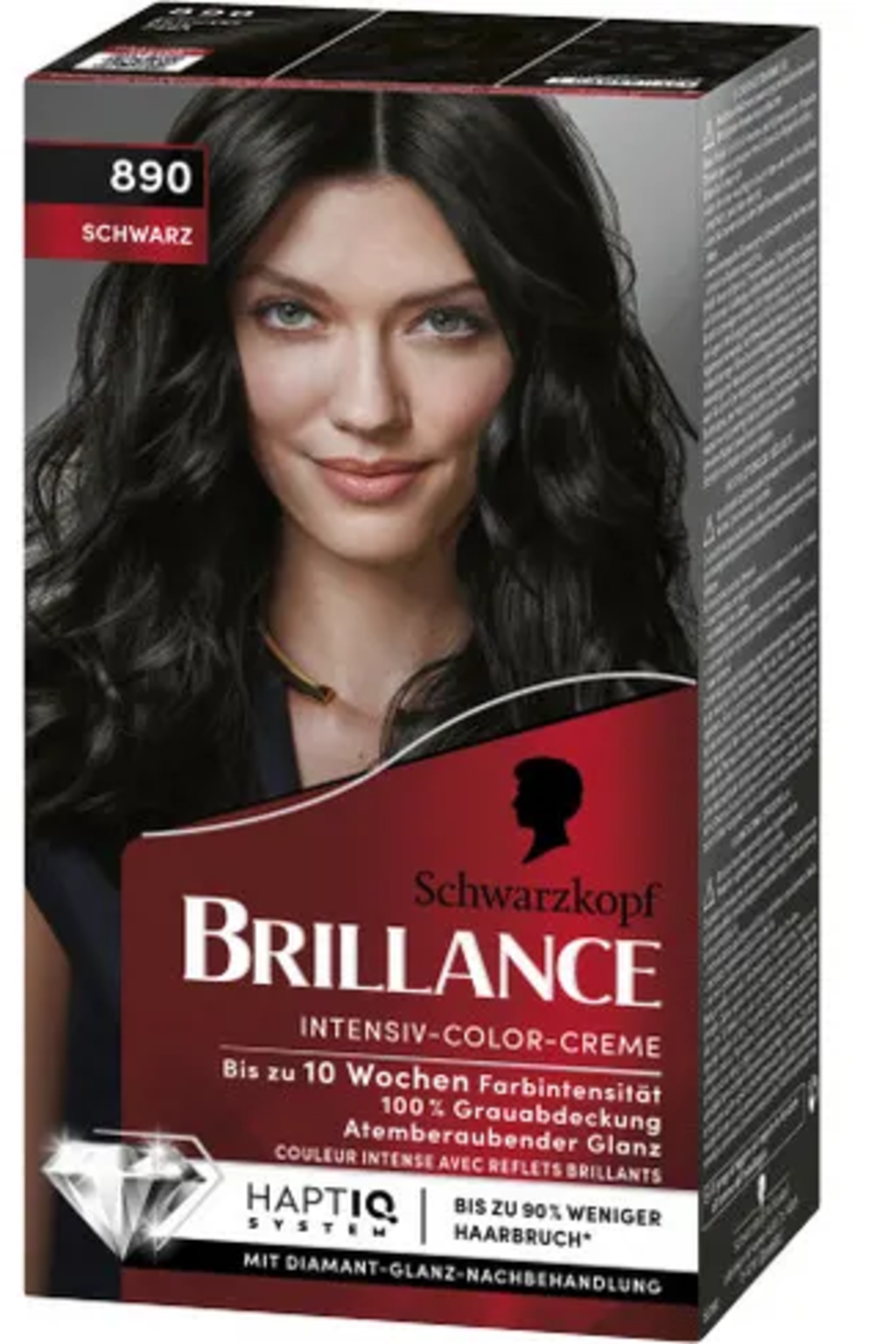 Brillance Coloration Permanente Intense, 890 Noir