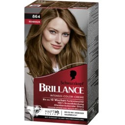 Schwarzkopf Brillance Coloration Permanente Intense - 864 Brun Doré