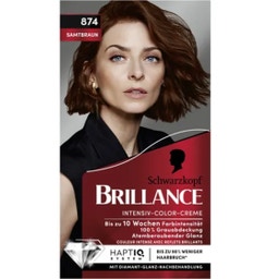 Schwarzkopf Brillance - Crema Colorante - 874 castaño terciopelo