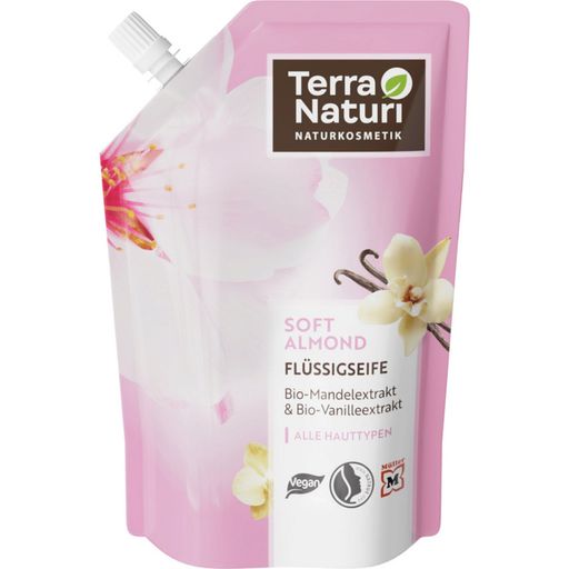 Terra Naturi Flytande tvål Soft Almond Refill Pack - 500 ml