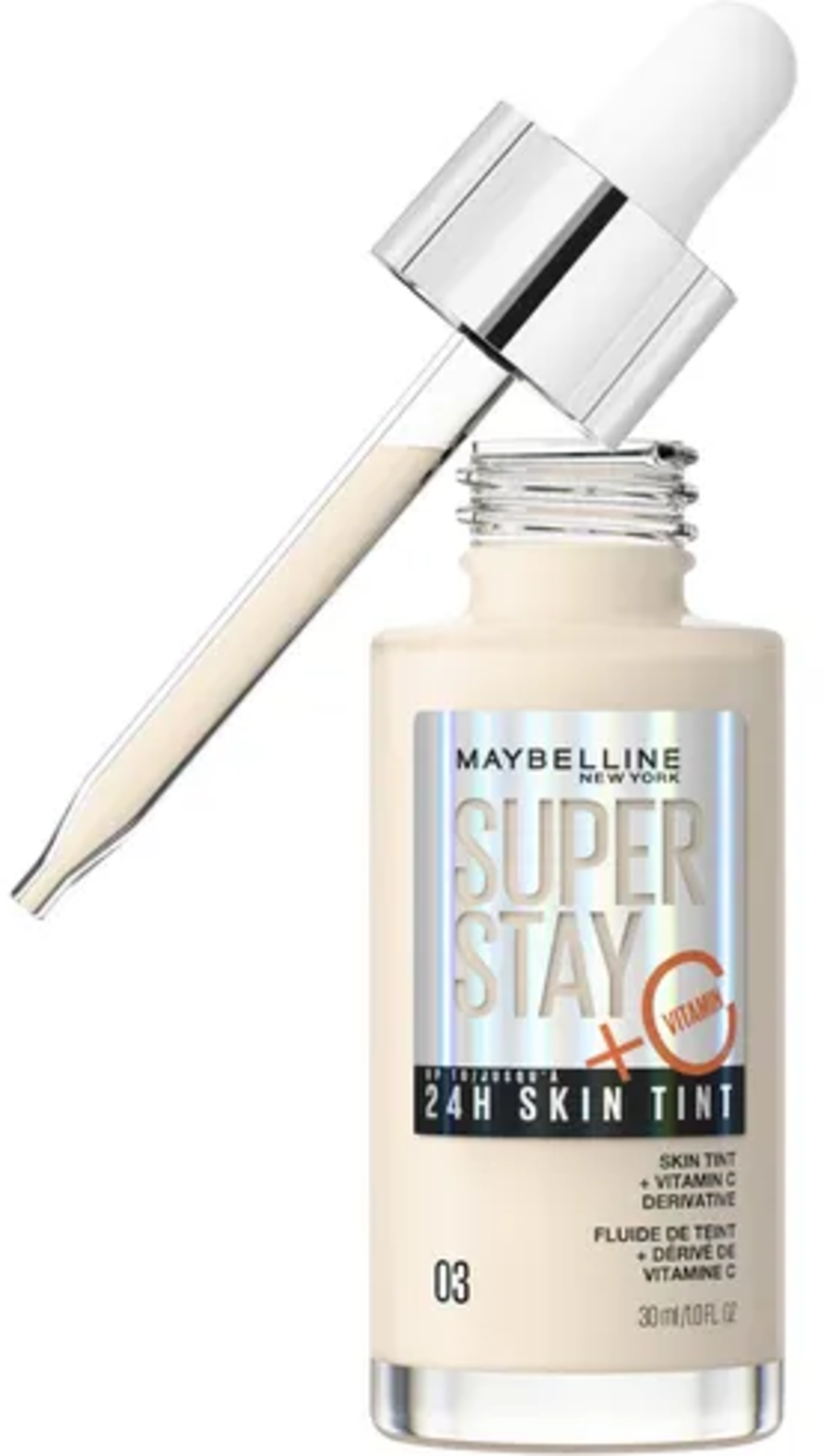 MAYBELLINE Super Stay 24H Skin Tint - 3 - True Ivory