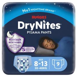 DryNites Boy Mutandine Assorbenti Notte Ragazzo 8-13 Anni - 9 pz.