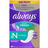 Daily Fresh Normal Plant-based Pantyliners