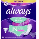 Daily Fresh Normal Flexistyle Pantyliners with a fresh fragrance - 54 Pcs