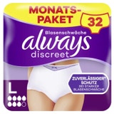 Discreet - Cuecas para Incontinência, Tamanho L