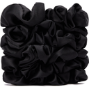 Veganboost Satin Scrunchie, Big Size - Schwarz