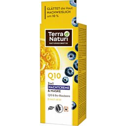 Terra Naturi Q10 2in1 Nattkräm & Mask - 50 ml