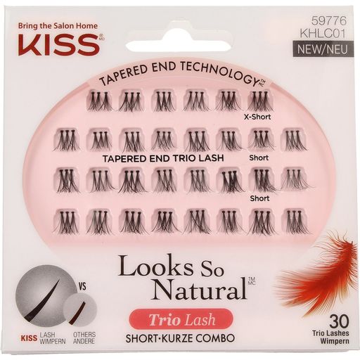 KISS Looks So Natural - Trio Lash - 1 set
