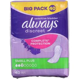 always Discreet Sensitive Bladder Small Plus 