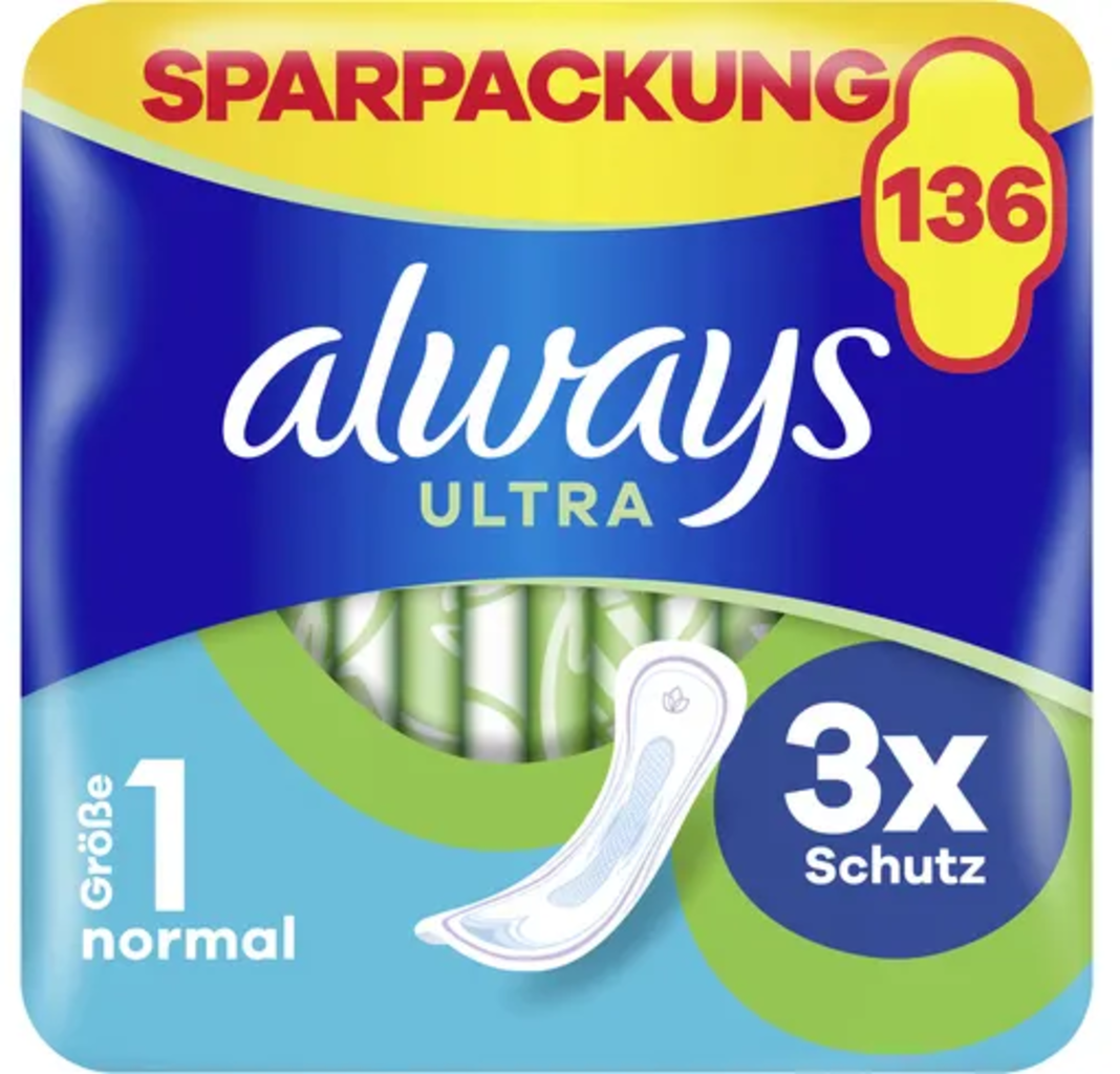 always Ultra Normal Binden, Größe 1 - 136 Stk