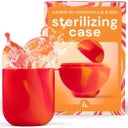 Comfycase Sterilizing Care for Menstrual Cups & Discs  - Orange & Red