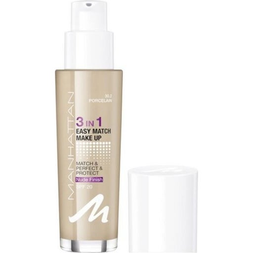 MANHATTAN 3in1 Easy Match Make Up - 30.2 - Porcelain