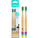 happybrush Junior Bamboo Manual Toothbrush - Agnes