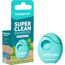 happybrush Fil Dentaire SuperClean - 35 m