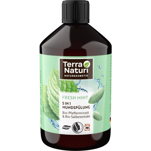 Terra Naturi Fresh Mint Płyn do płukania jamy ustnej - 500 ml
