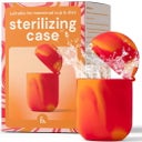 Comfycase Sterilizing Care for Menstrual Cups & Discs  - Orange & Red