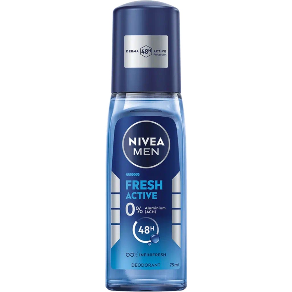 NIVEA MEN Fresh Active Deodorant Spray, 75 ml oh feliz