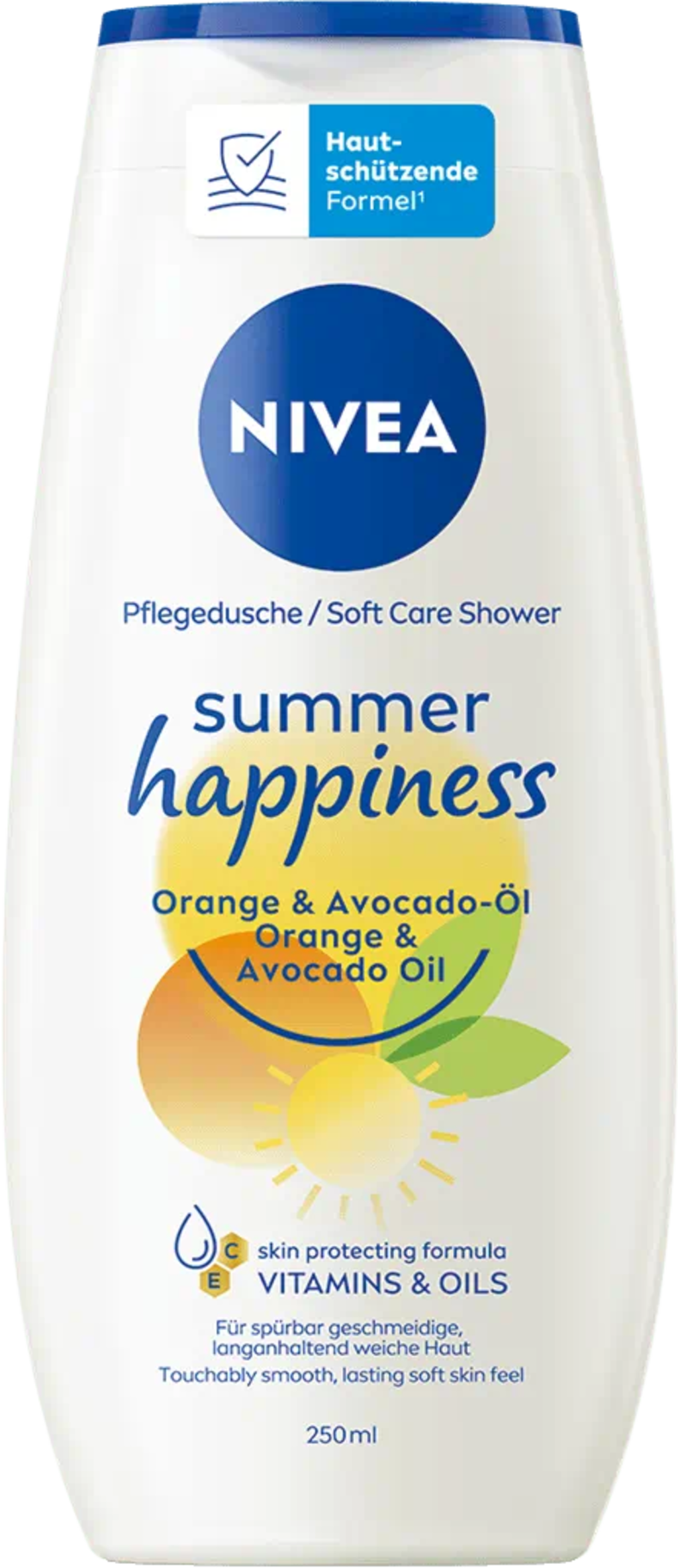 NIVEA Crème de Douche summer happiness Orange - 250 ml