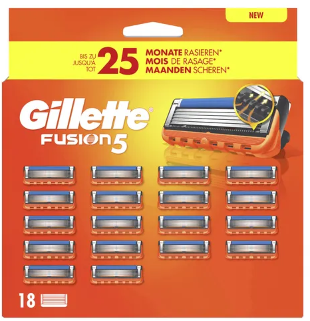 Gillette Fusion5 Rasierklingen 18 Stück - 18 Stk