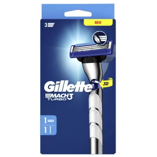 Gillette Mach3 Turbo 3D Rasierer - oh feliz Onlineshop Deutschland
