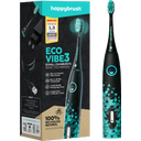 happybrush ECO VIBE 3 Schallzahnbürste Schwarz-Mint