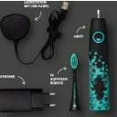 Brosse à Dents Sonique ECO VIBE 3 - Noir et Menthe - 1 kit