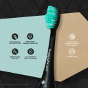 happybrush ECO VIBE 3+ Aufsteckbürsten Schwarz-Mint - 1 Set