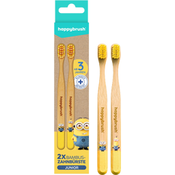 happybrush Kids - Spazzolino in Bambù, Minions - 1 pz.