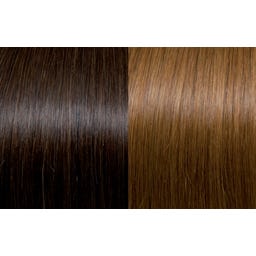 Keratin Fusion Extensions Classic 30/35cm - 6/27M Geaccentueerd chocoladebruin/medium goudblond